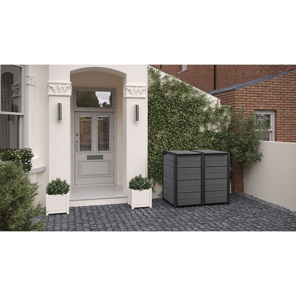 Mobile da giardino in plastica grigio scuro Hide Away - Keter-image-1