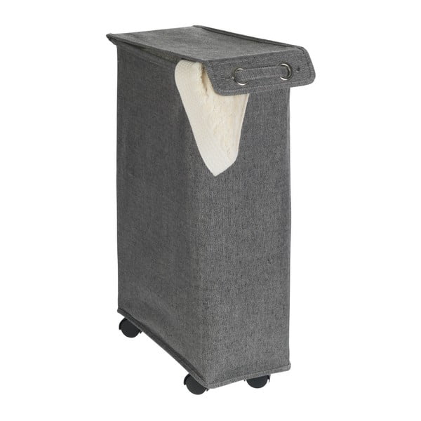 Cesto portabiancheria grigio scuro , 44,4 l Corno - Wenko-image-2