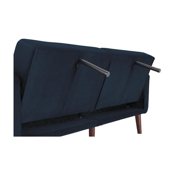 Divano letto blu 199 cm Nola - Støraa-image-3