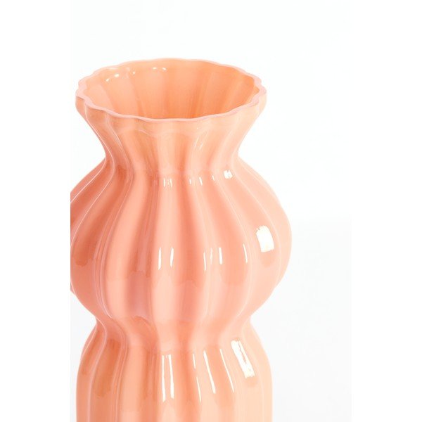 Vaso rosa in vetro (altezza totale 28 cm) Terento – Light & Living-image-2