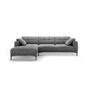 Divano angolare grigio (con penisola a sinistra/con chaise lounge) Bemy – Micadoni 