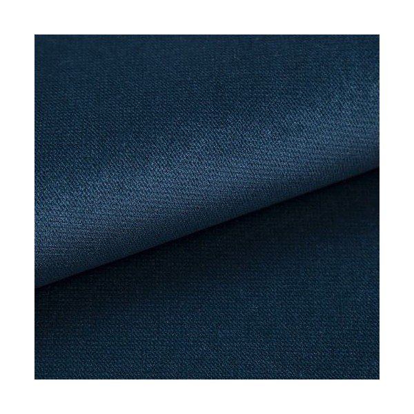 Chaise longue blu con rivestimento in velluto Lord – Ropez-image-2