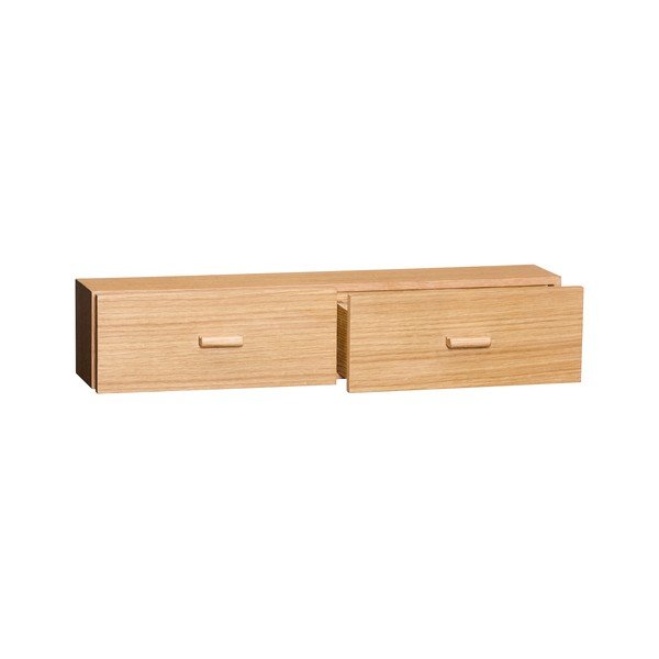 Mensola di colore naturale con effetto rovere 60 cm Shuno – Hübsch-image-4