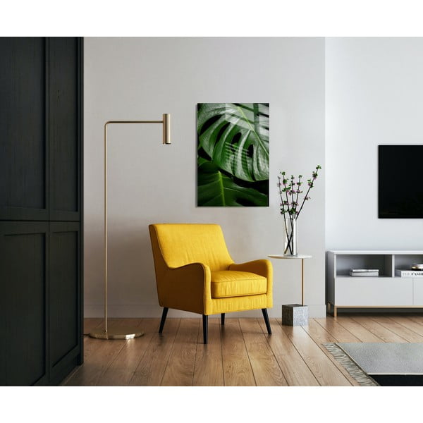 Pittura su vetro 70x100 cm Monstera - Wallity-image-2