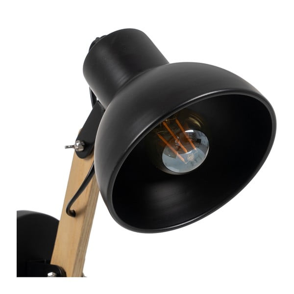 Lampada da parete in colore nero e naturale - Ixia-image-3