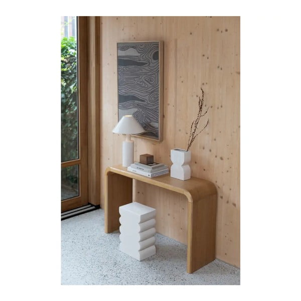 Tavolo consolle di colore naturale 38x120 cm Brave – Zuiver-image-1