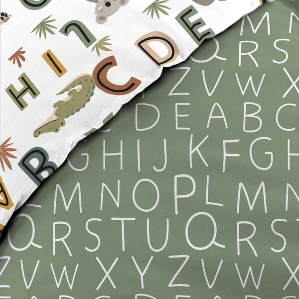 Set copripiumino e federa da bambini in cotone per letto singolo 140x200 cm Tigry – douceur d'intérieur-image-3