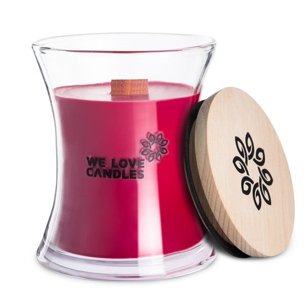 Candela in cera di soia Ginger Goodnight , durata di combustione 64 ore Sweetheart - We Love Candles