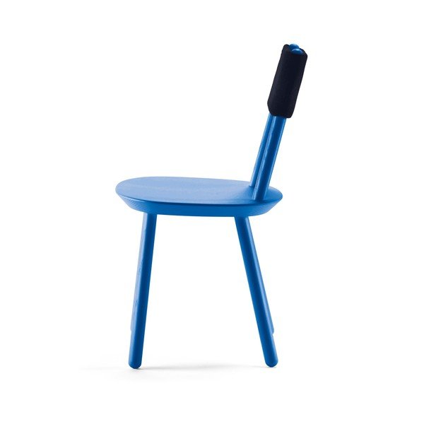 Sedia in legno massiccio blu Naïve - EMKO-image-4