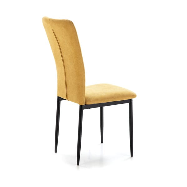 Set di sedie da pranzo color senape 4 pz pezzi Holly - Marckeric-image-3