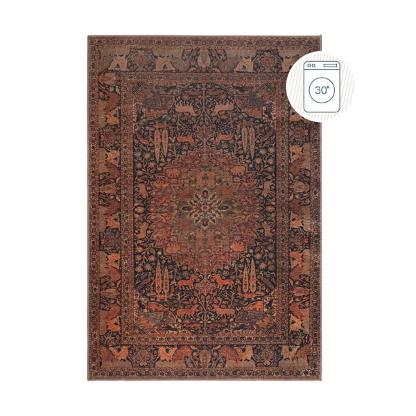 Tappeto burgundy lavabile 190x290 cm Nico Global – Flair Rugs