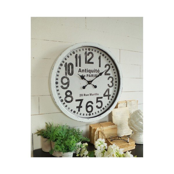 Nástěnné hodiny Orchidea Milano Metal, ⌀ 58 cm