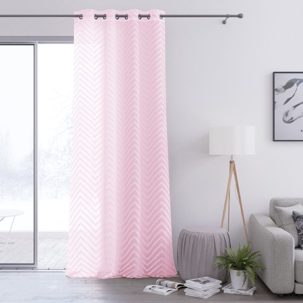 Tenda Molisa Eyelets rosa, 140 x 250 cm Molisa Eylelets - AmeliaHome-image-2