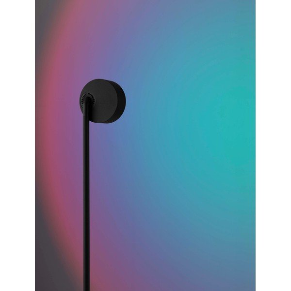 Lampada da terra LED nera opaca in metallo con struttura flessibile/con intensità regolabile (altezza totale 121 cm) Irida – Nova Luce-image-2
