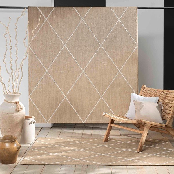Tappeto beige 160x230 cm Damira – douceur d'intérieur-image-2