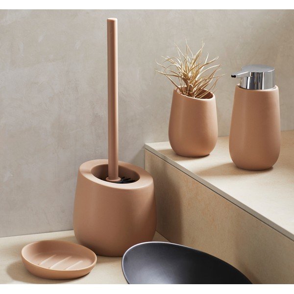 Spazzola per WC in ceramica Sand Badi - Wenko-image-1