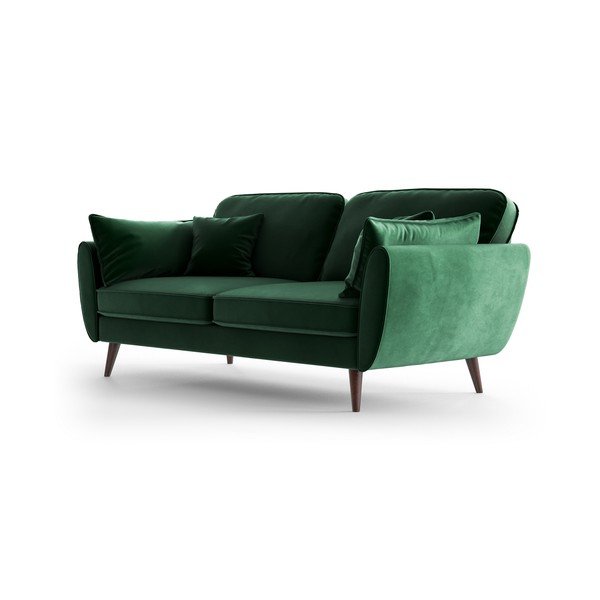 Divano in velluto verde Auteuil - My Pop Design-image-3