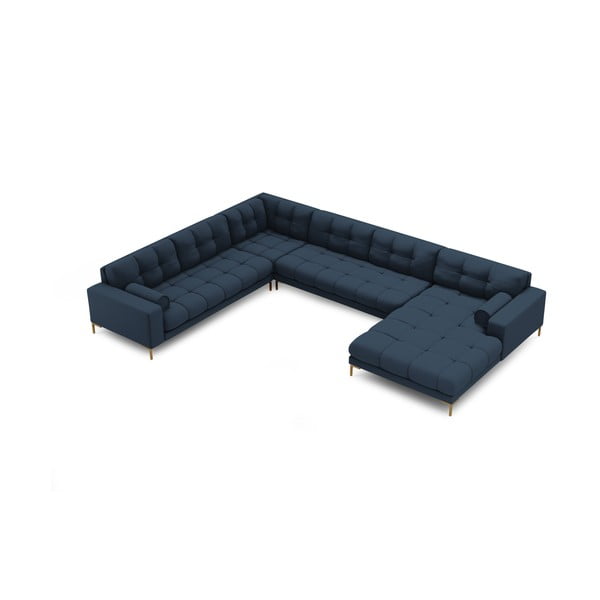 Divano angolare blu (angolo sinistro) Bali - Cosmopolitan Design-image-4