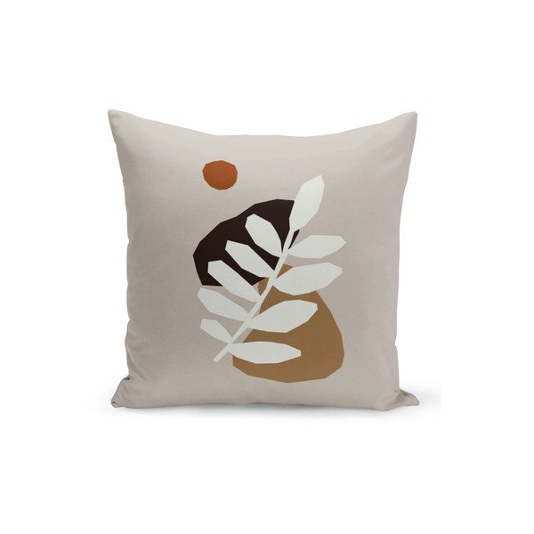 Cuscino con imbottitura Simple Leaf, 43 x 43 cm - Kate Louise