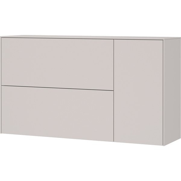 Scarpiera color crema da parete 137x78x41 cm – Germania