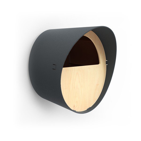 Casetta per uccelli nera Half - Big pots
