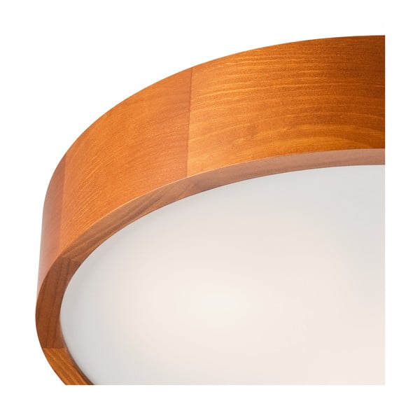 Plafoniera marrone cognac con paralume in vetro ø 47 cm Eveline – LAMKUR-image-3