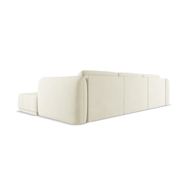 Divano angolare bianco (con penisola a destra) Hoku – Makamii-image-4