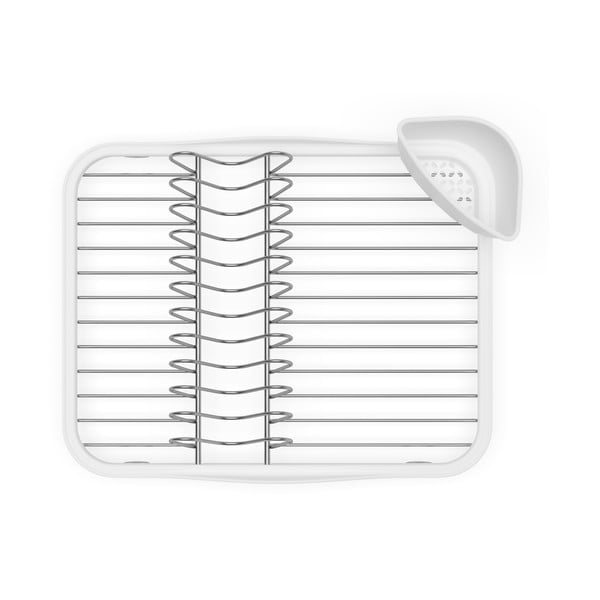 Scolapiatti in acciaio bianco 36x28 cm Sinkin - Umbra-image-4