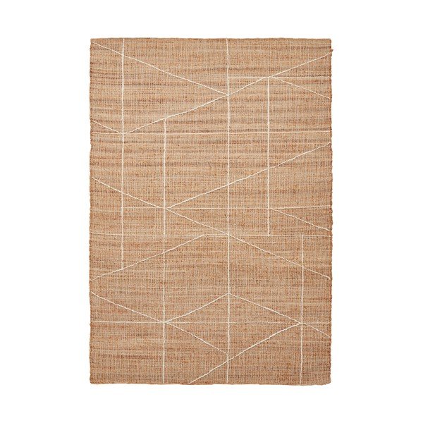 Tappeto di colore naturale in iuta tessuto a mano 120x170 cm Bazaar – Think Rugs