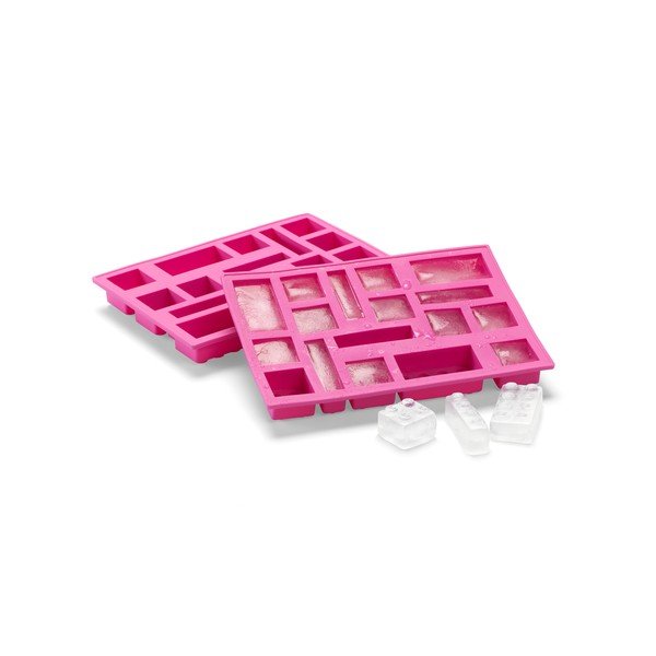 Stampo in silicone rosa per ghiaccio a forma di pezzi Iconic - LEGO®-image-1