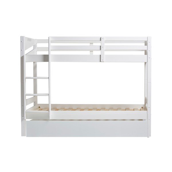 Letto a castello bianco per bambini con cassetto Torino - Marckeric