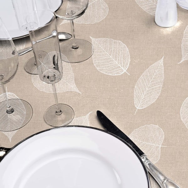 Tovaglia adatta per pulizia con panno umido 140x240 cm Feuillys – douceur d'intérieur-image-1