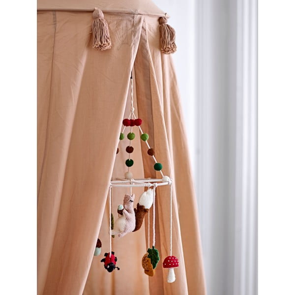 Baldacchino in cotone marrone Lukka - Bloomingville Mini-image-2