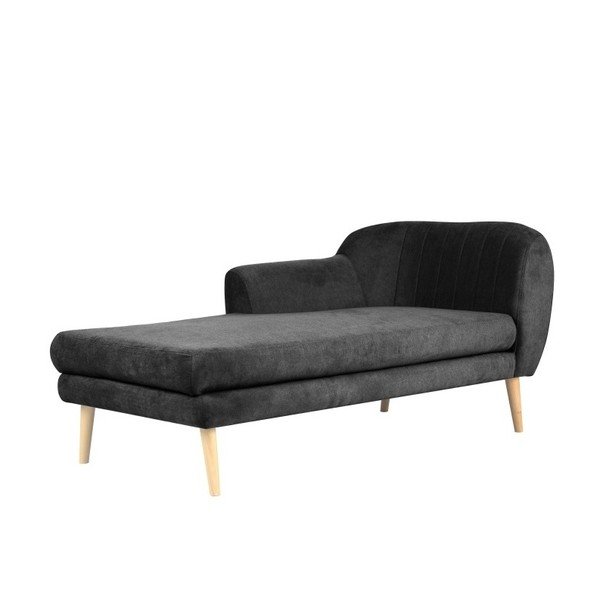 Sedia lounge Sardaigne grigio scuro - Mazzini Sofas