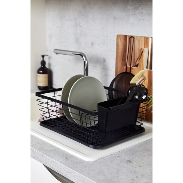 Scolapiatti nero a goccia - Wenko-image-1