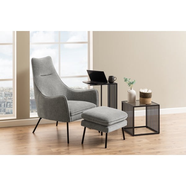 Tavolino in metallo 43x35 cm Strington – Actona-image-2