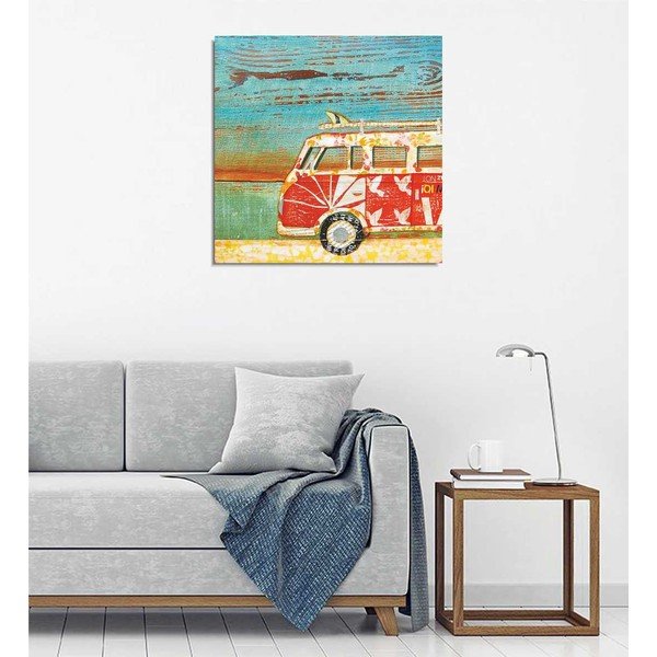 Pittura murale su tela Van, 45 x 45 cm - Vega-image-1