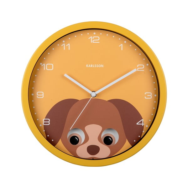 Orologio per bambini ø 31 cm Peekaboo Dog - Karlsson