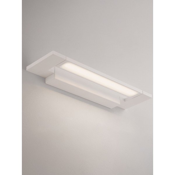Lampada da parete LED bianco opaco in alluminio Livo – Nova Luce-image-2