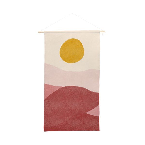 Decorazione murale tessile , 90 x 140 cm Sunset - Surdic