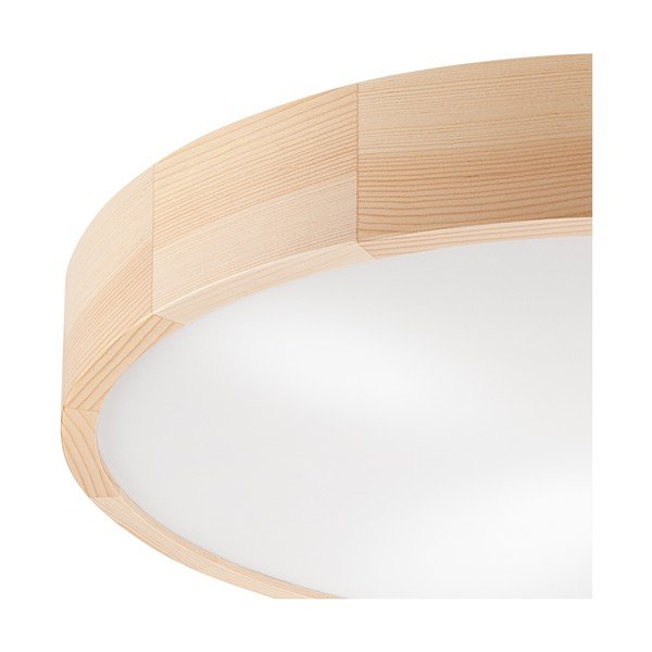 Lampada da soffitto marrone chiaro con paralume in vetro ø 58 cm Eveline - LAMKUR-image-3
