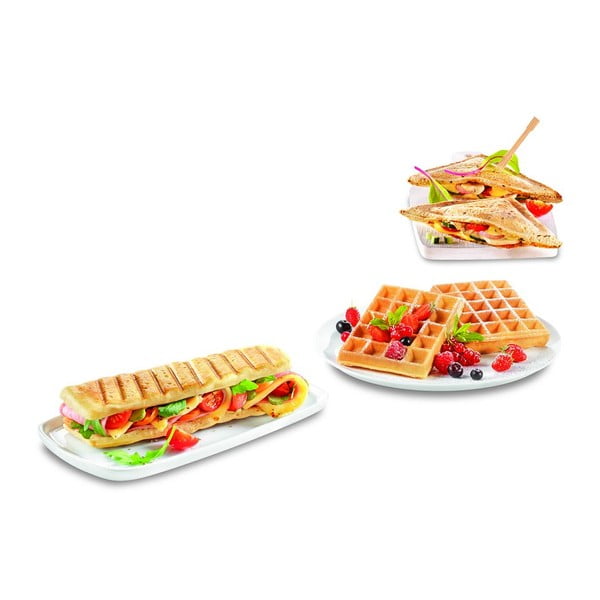 Sandwich maker in nero e argento Snack Time - Tefal-image-2