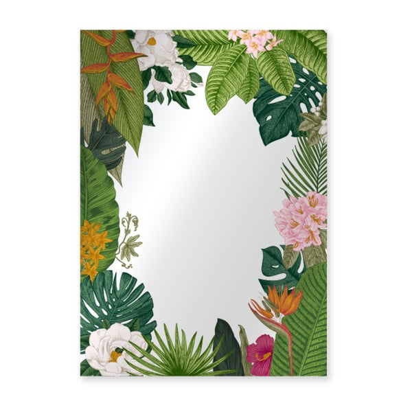 Specchio da parete Espejo Decorado Tropical Frame, 50 x 70 cm - Surdic