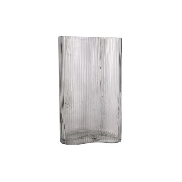 Vaso in vetro grigio Wave, altezza 27 cm Allure Wave - PT LIVING-image-3