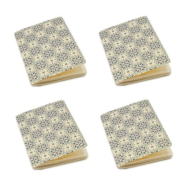 Quaderni di lavoro in set di 4 192 pagine formato A6 Quadrilobe - Kartos-image-1