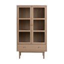 Vetrina in rovere 80x145 cm Aston - Actona