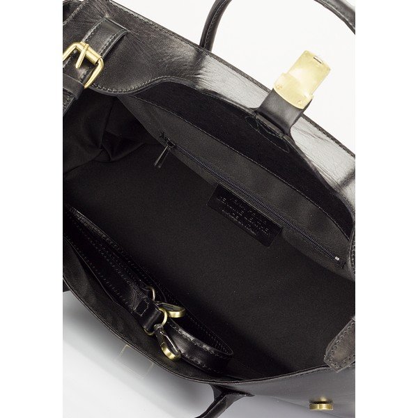 Borsa in pelle nera Pomona - Lisa Minardi-image-1