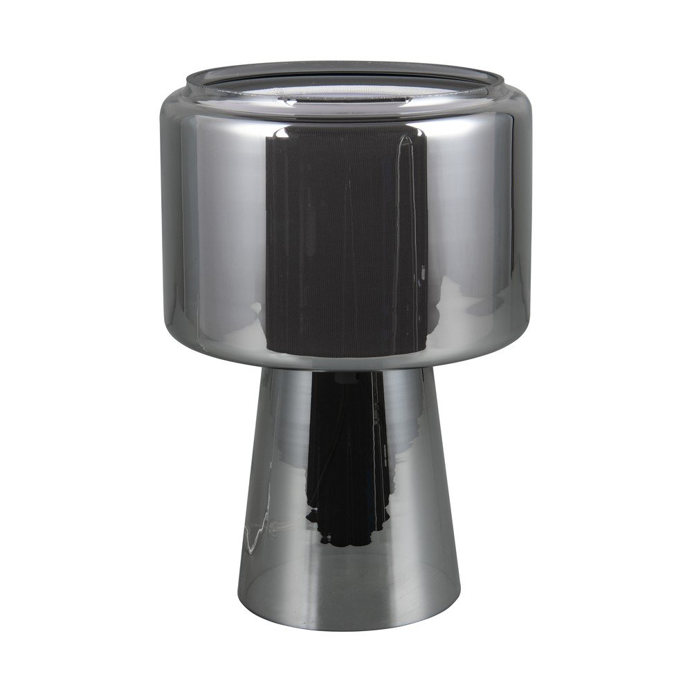 Lampada da tavolo grigia (altezza totale 29 cm) Rocka – Trio | Abat-jour e lampade da tavolo