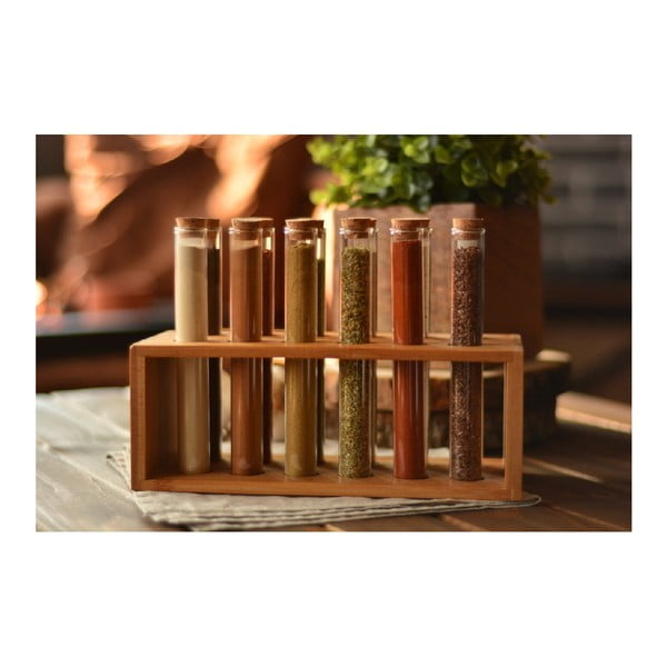 Set di 12 tubi e supporto Vanilla - Bambum-image-2