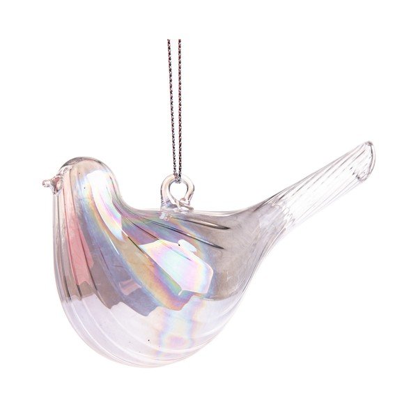 Decorazione per albero di natale in vetro 6 cm Bird – Dakls